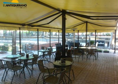 Toldo brazos extensibles