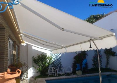 Toldo brazos extensibles