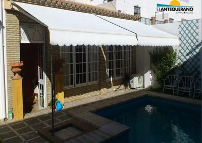 Toldo brazos extensibles