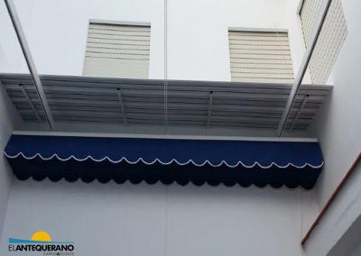 Toldo plano de palilleria